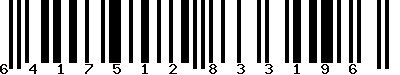 EAN-13 : 6417512833196