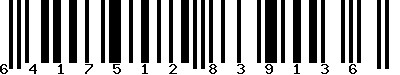 EAN-13 : 6417512839136