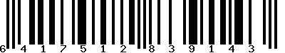 EAN-13 : 6417512839143 EAN-13 : 6417512839143