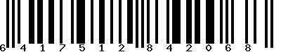 EAN-13 : 6417512842068 EAN-13 : 6417512842068