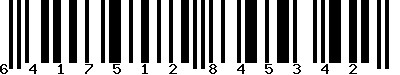 EAN-13 : 6417512845342
