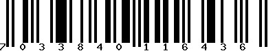 EAN-13 : 7033840116436 EAN-13 : 7033840116436