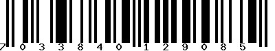 EAN-13 : 7033840129085