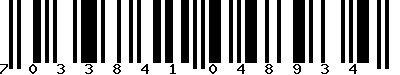EAN-13 : 7033841048934 EAN-13 : 7033841048934