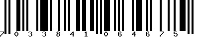 EAN-13 : 7033841064675 EAN-13 : 7033841064675