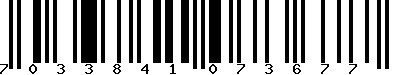 EAN-13 : 7033841073677 EAN-13 : 7033841073677