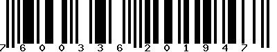 EAN-13 : 7600336201947 EAN-13 : 7600336201947