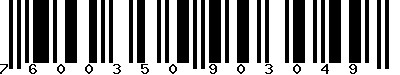 EAN-13 : 7600350903049 EAN-13 : 7600350903049
