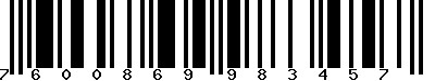 EAN-13 : 7600869983457