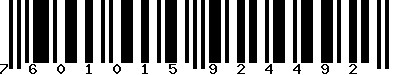 EAN-13 : 7601015924492