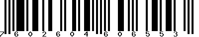 EAN-13 : 7602604606553