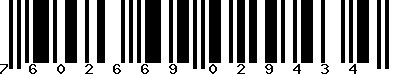 EAN-13 : 7602669029434