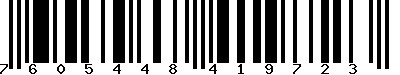 EAN-13 : 7605448419723 EAN-13 : 7605448419723