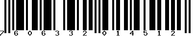 EAN-13 : 7606332014512 EAN-13 : 7606332014512