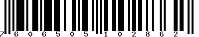 EAN-13 : 7606505102862