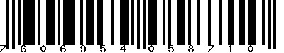EAN-13 : 7606954058710