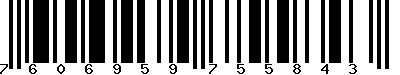 EAN-13 : 7606959755843