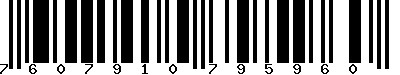EAN-13 : 7607910795960