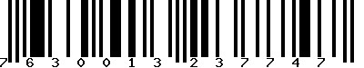 EAN-13 : 7630013237747 EAN-13 : 7630013237747
