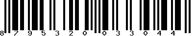 EAN-13 : 8795320033044