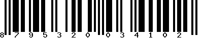 EAN-13 : 8795320034102